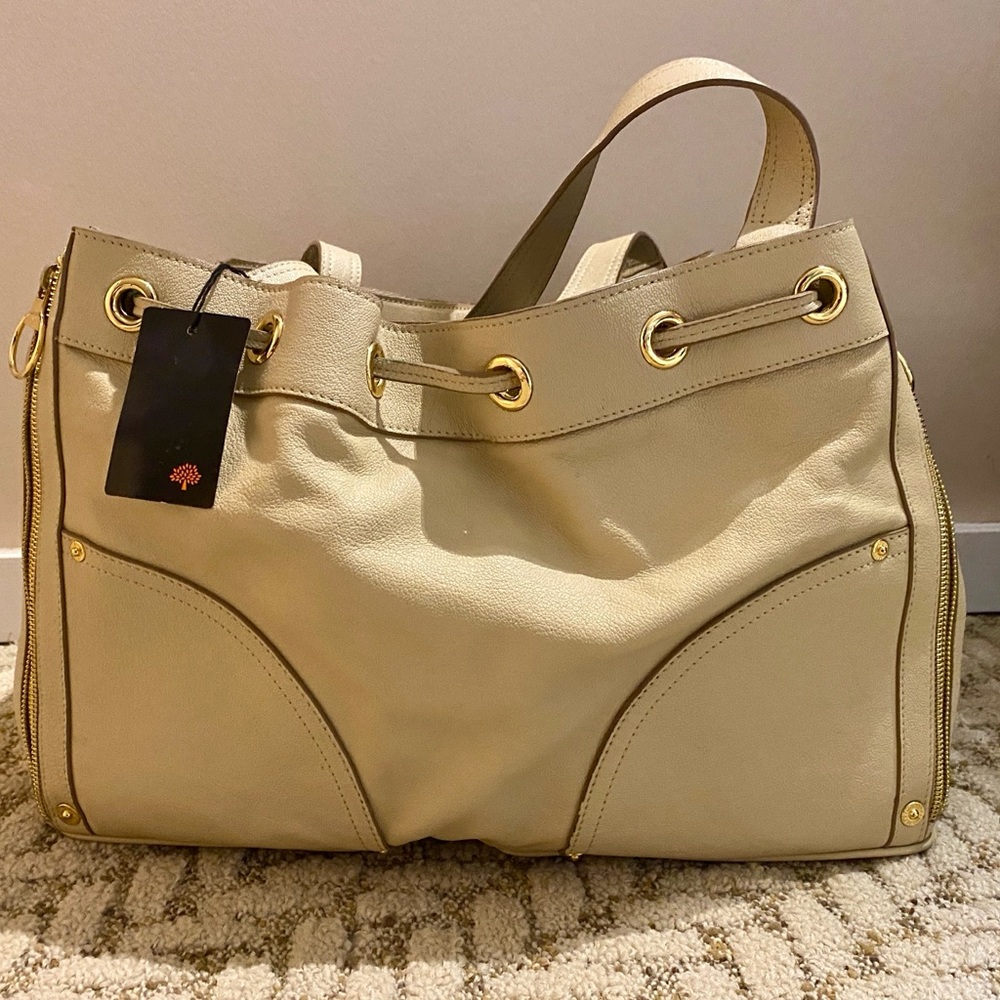 Mulberry Elegant Cream Tote Bag